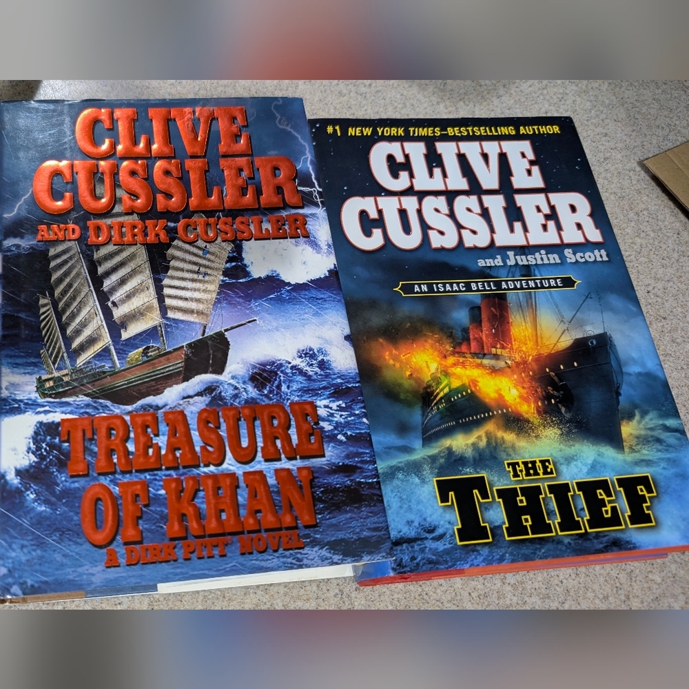 Adventure Novel Set-Clive Cussler